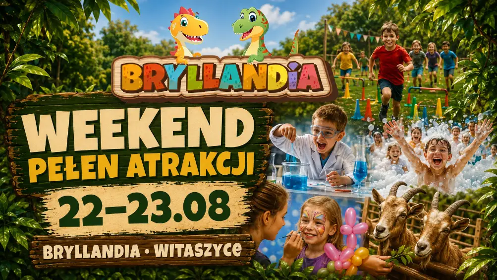 Rodzinny weekend pełen atrakcji w Bryllandii – 22 i 23 sierpnia